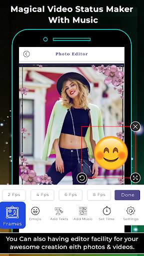 Magical Video Status Maker with Music screenshot 2