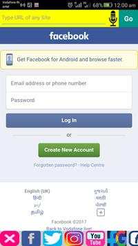 Social Mini Browser with Dual Screen by 7StarMedia screenshot 4