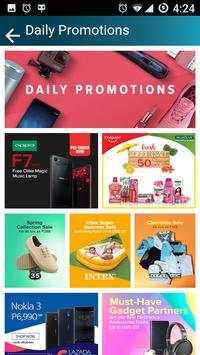 Lazada app With FB Twitter Gmail (245kb) screenshot 3