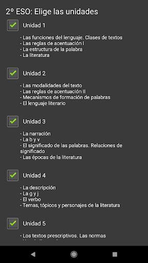 Lengua y Literatura ESO screenshot 2