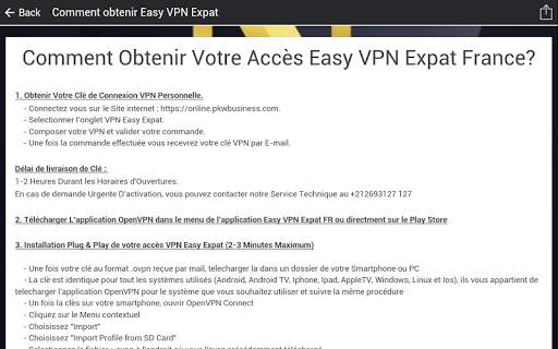 VPN Easy Expat France screenshot 9
