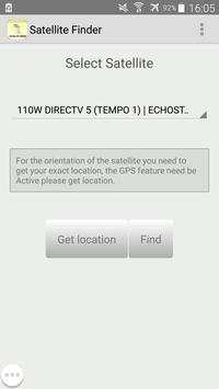 Satellite finder and locator screenshot 2