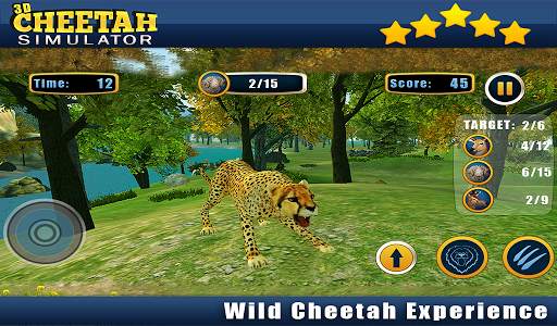 Angry Cheetah Wild Attack Sim screenshot 7