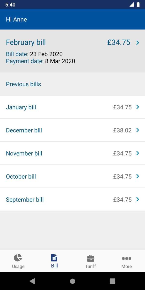 Tesco Mobile screenshot 3