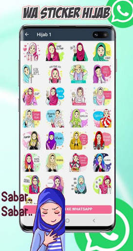 WAStickerApps New Sticker Hijab Islamic Whatsapp screenshot 2
