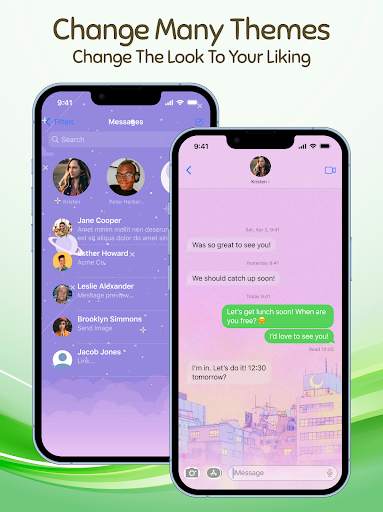 Message OS17 - Color Messenger screenshot 7