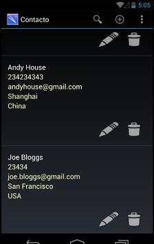 Contacto screenshot 1