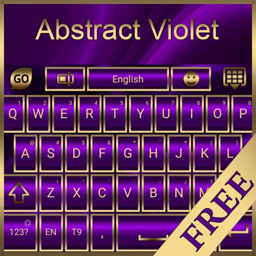Free Abstract Violet Go Keyboard theme 1.1