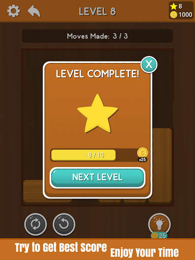 Block Escape - Sliding Red Wood Block screenshot 14