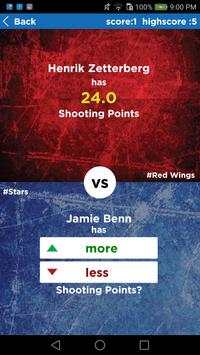 NHL Trivia : Higher or Lower Game Edition screenshot 3