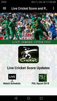 Live Cricket Score & Psl Squad screenshot 3
