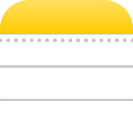 iNote iOS 17 - iPhone 15 Notes icon