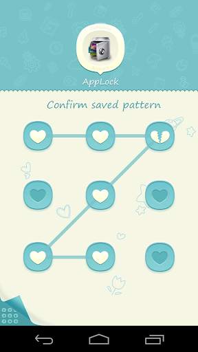 AppLock Theme Blue screenshot 1