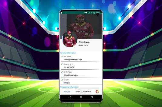 Cricket Players screenshot 5