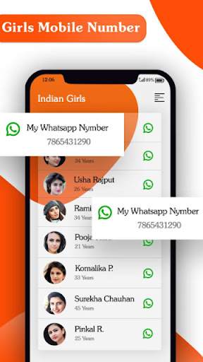 Girl Wahtsup Number Video Chat screenshot 1