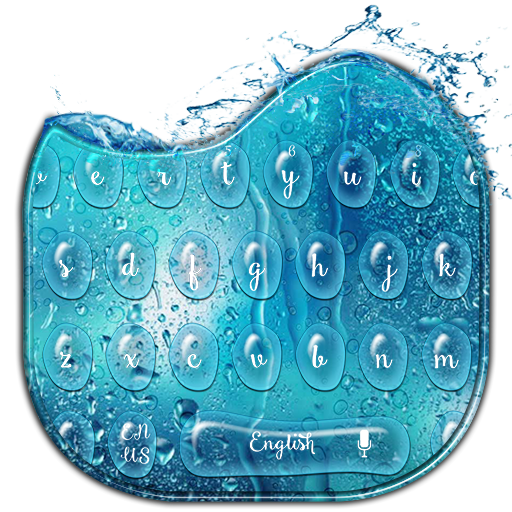 Glass Water Keyboard Theme icon