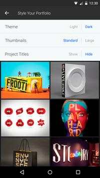 Behance Display 4 تصوير الشاشة