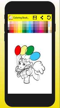 Coloring Book - Unicorn Drawing Game screenshot 5