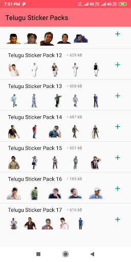 Telugu Sticker for Whatsapp - Telugu WAStickerApps screenshot 2