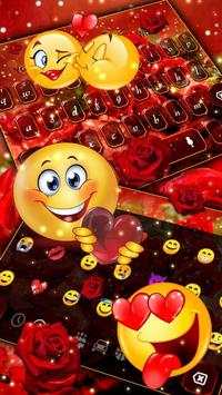 Red Rose Valentine Love Keyboard Theme screenshot 3