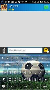 Keyboard Bola BBM screenshot 2