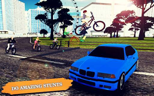 Real BMX Bicycle Racing & Extreme Quad Stunts screenshot 4
