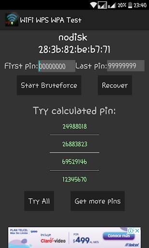 WPS WPA WiFi Test screenshot 3