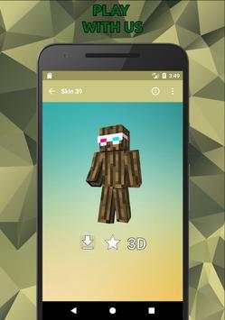 Camouflage Skins for Minecraft in 3D screenshot 1