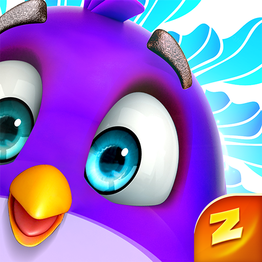 bubble shooter spiele: pop Color Birds V icon