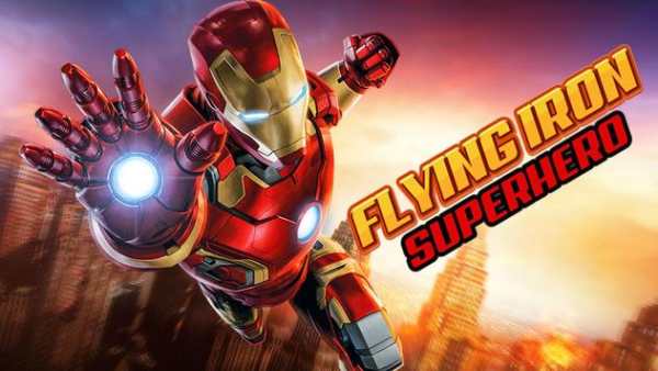 Flying Iron Superhero Flashlight Man Super Rescue screenshot 9