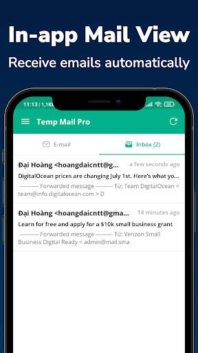 Temp Email Pro - Multiple Mail screenshot 3