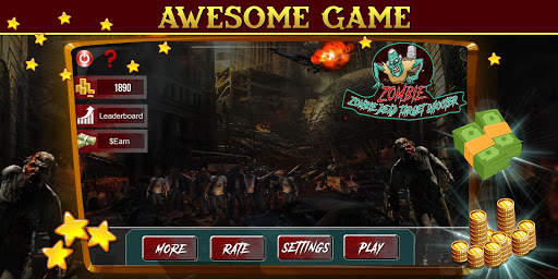 Zombie Dead Target- Make Money Free screenshot 1