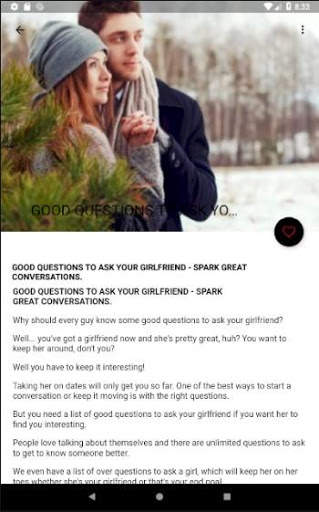 Questions To Ask Your Girlfriend, Crush screenshot 8