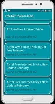 Free Net Tricks In India screenshot 2