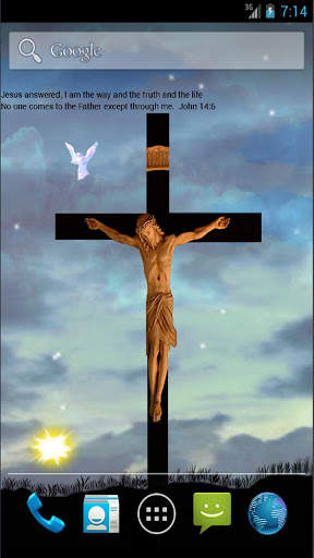 jesus on cross live wallpaper 2 تصوير الشاشة
