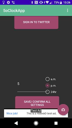 5 O'Clock App скриншот 2