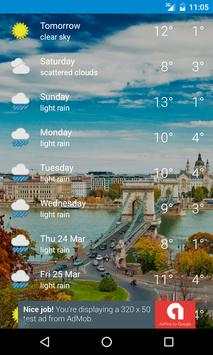 Budapest Weather screenshot 2