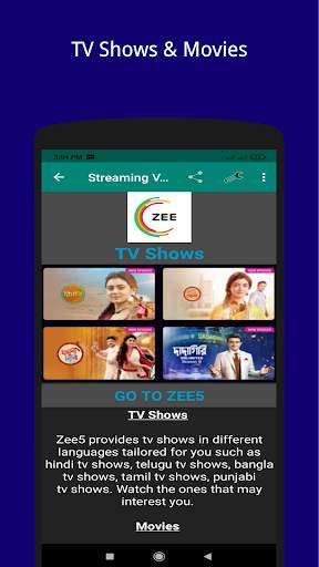 Streaming Video: For ZEE5 Streaming Manual screenshot 7