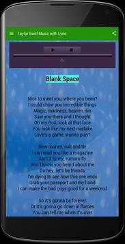 Taylor Swift Music with Lyrics screenshot 3