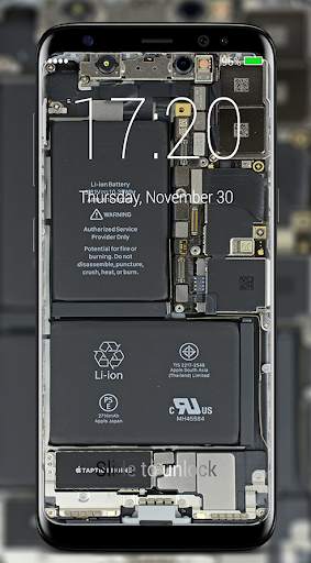 Transparent Lock Screen 1 تصوير الشاشة