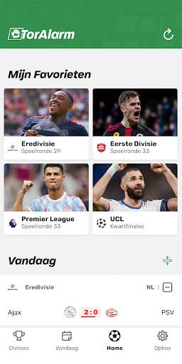 TorAlarm - Voetbal Scores screenshot 1