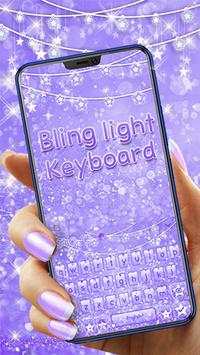 Teclado de luz bling screenshot 1