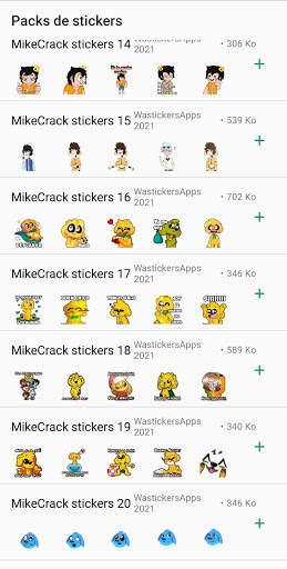 pegatinas de Mikecrack para WhatsApp 2021 screenshot 2