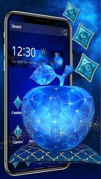 3D Crystal Apple Launcher Theme screenshot 1