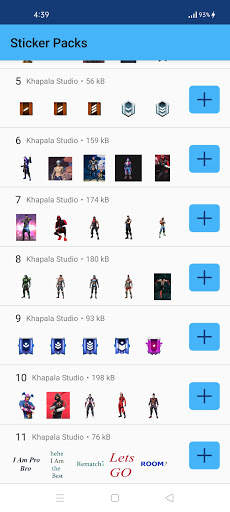 WAStickerApps - FF Stickers for WhatsApp 2021 screenshot 3