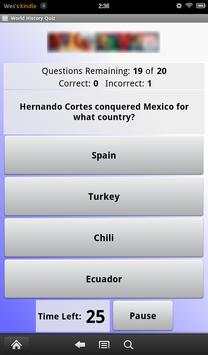 World History Quiz screenshot 2