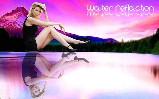 Water Reflection photo frame screenshot 1