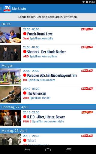 TV Programm TV Pro mit TV Magazin 11 تصوير الشاشة