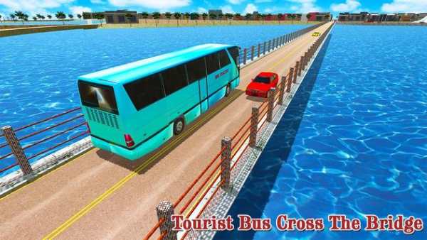 sopir bus turis offroad menanjak pelatih drive sim screenshot 5