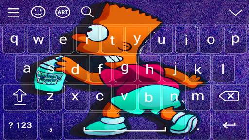 Cool Bart Art keyboard screenshot 4